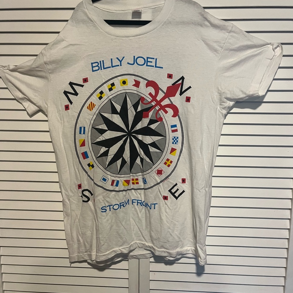 Billy Joel Stormfront tour tee shirt